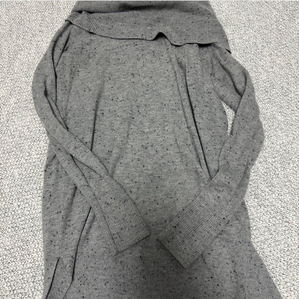 grey loft off the shoulder sweater. size XS. worn